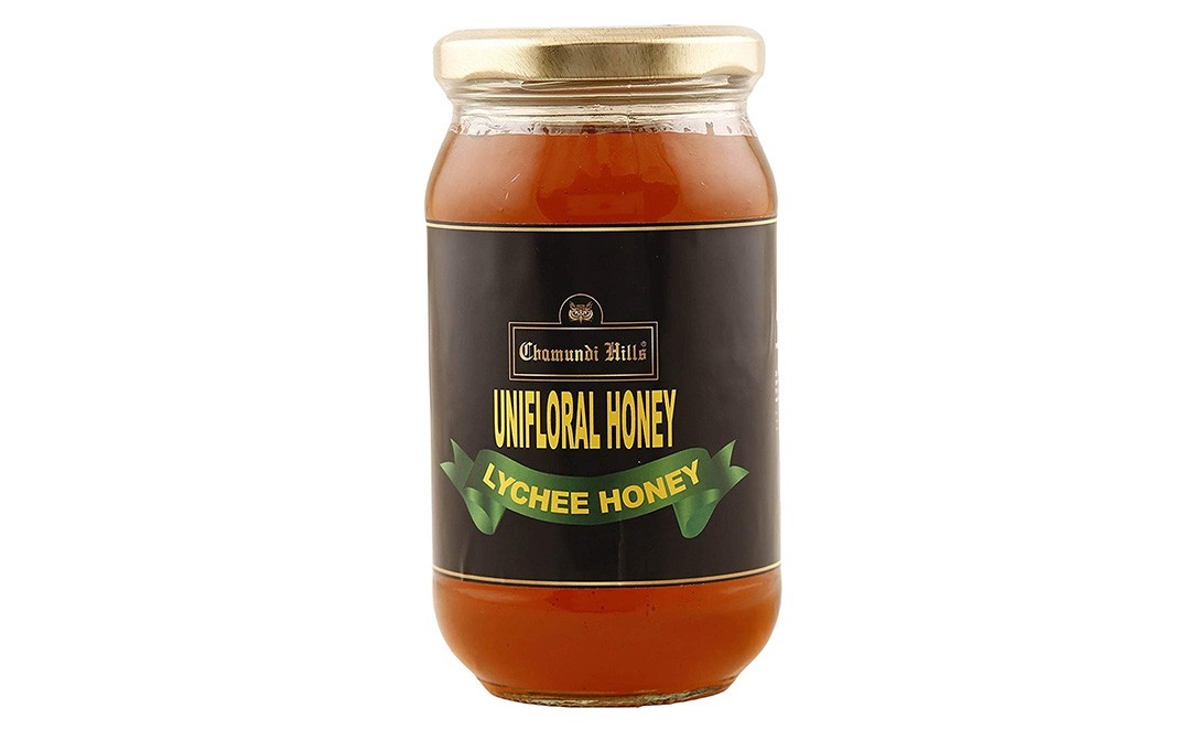 Chamundi Hills Unifloral Honey Lychee Honey   Glass Jar  500 grams